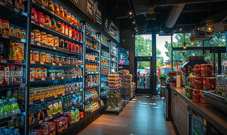 Store interior or team photo